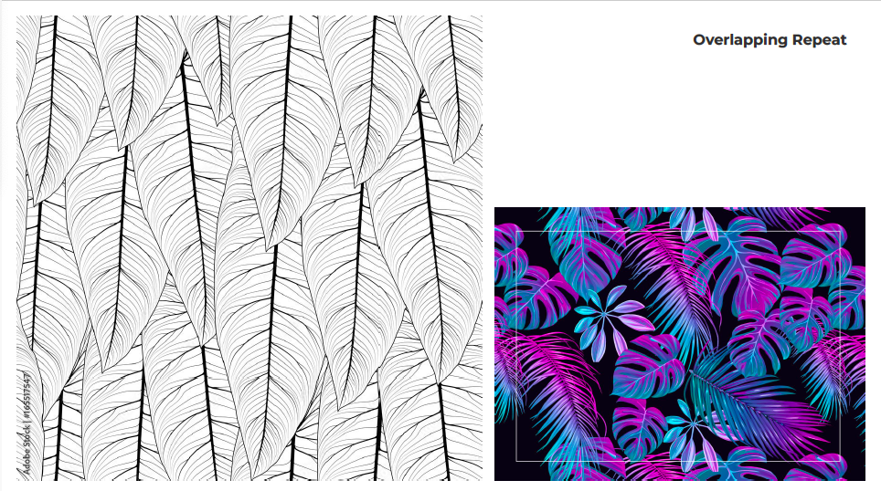 overlapping pattern